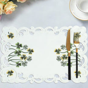 Placemats with European Embroidery - The Clem Collection - Decozen