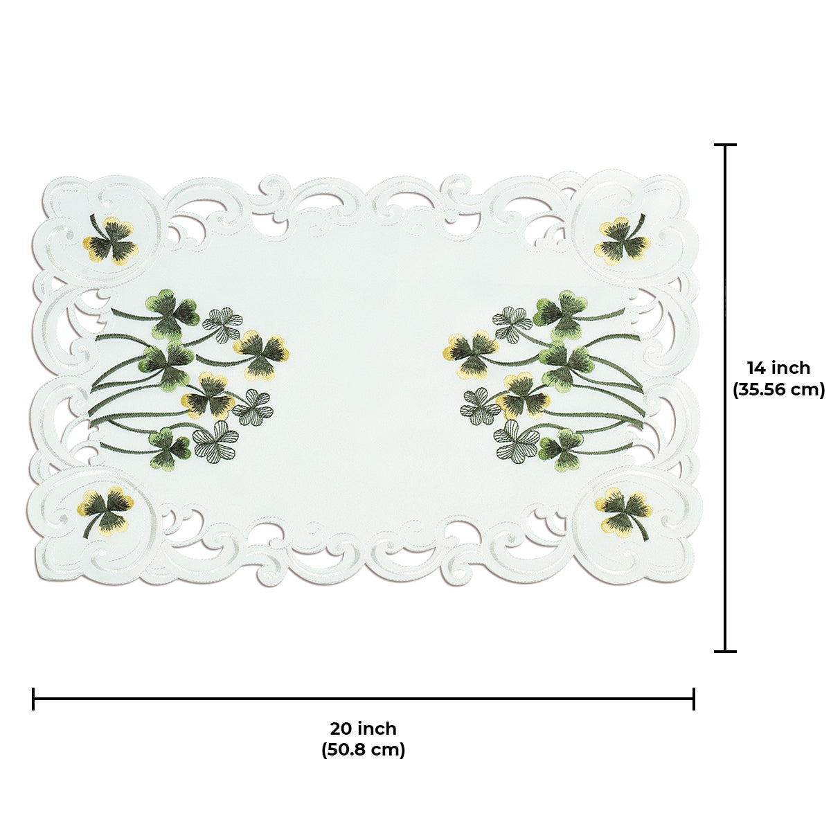 Placemats with European Embroidery - The Clem Collection - Decozen