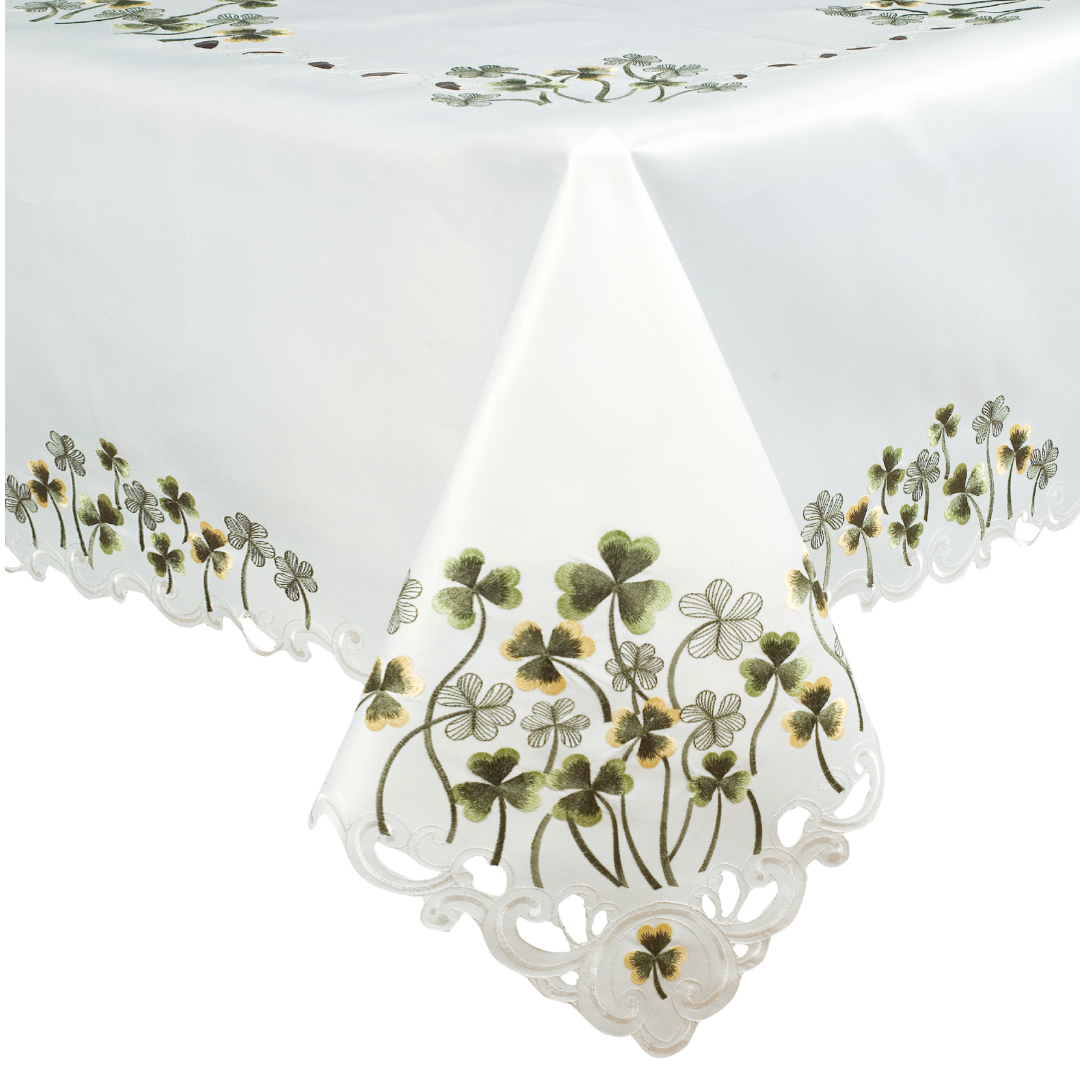 Table Toppers with European Embroidery - The Clem Collection - Decozen