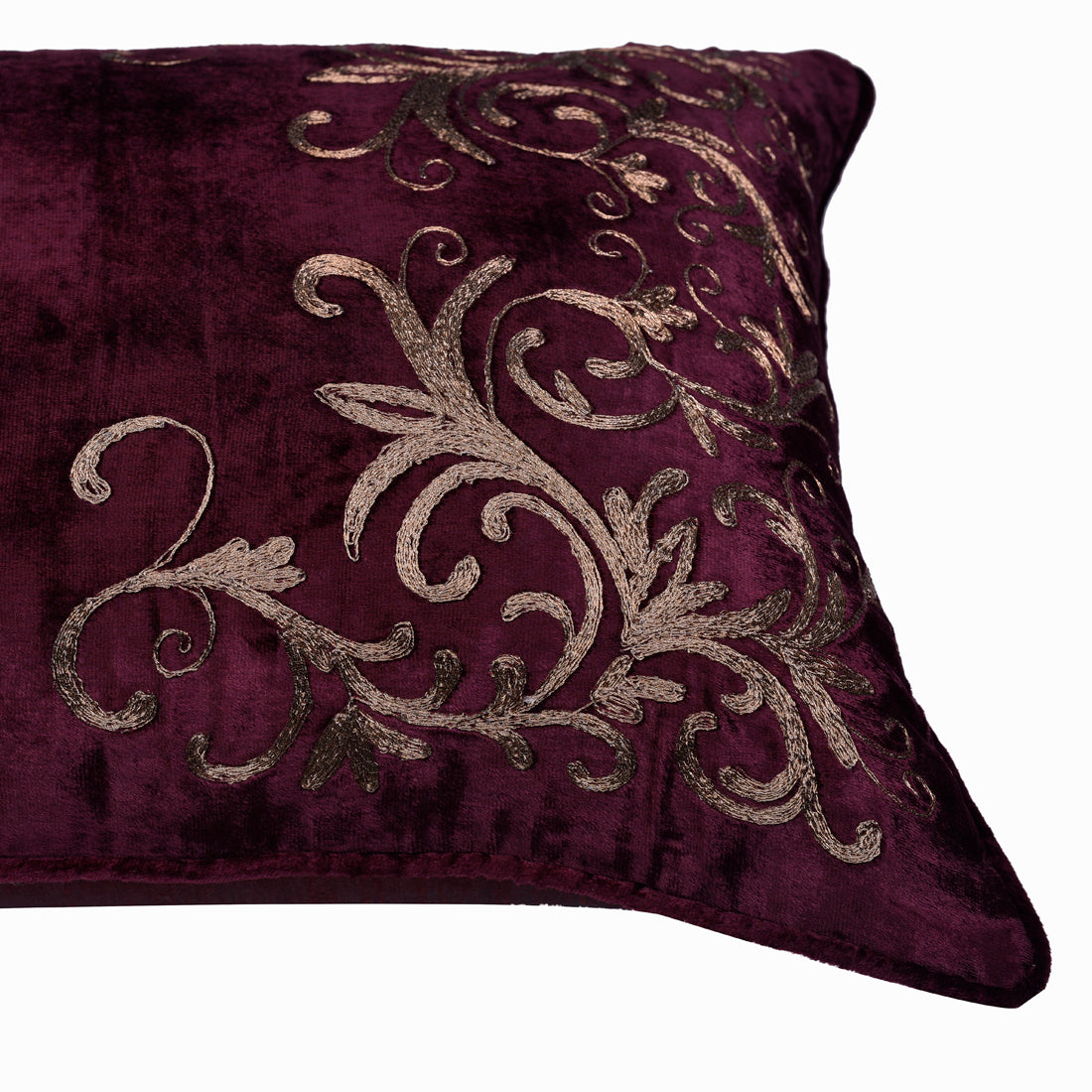 Maroon Throw Pillow Covers - 14 x 20 inches - Decozen