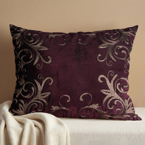 Maroon Throw Pillow Covers - 14 x 20 inches - Decozen