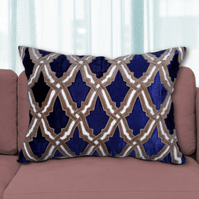 Navy Blue Throw Pillow Covers - 14 x 20 inches - Decozen