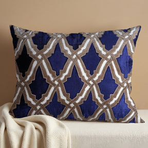Navy Blue Throw Pillow Covers - 14 x 20 inches - Decozen
