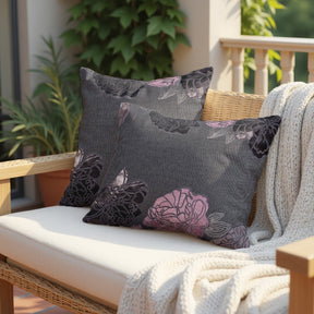 Gray Throw Pillow Covers - Set of 2 and 4, 14 x 20 inches