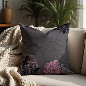 Gray Throw Pillow Covers - Set of 2 and 4, 18 x 18 inches