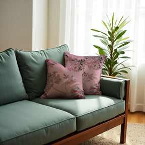 Pink Throw Pillow Covers - Set of 2 and 4, 18 x 18 inches