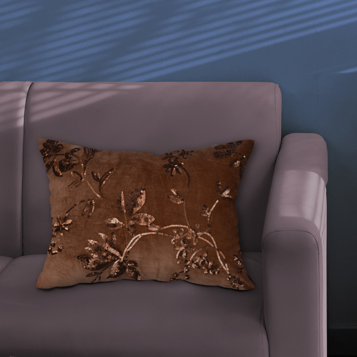 Set of 2 and 4 brown throw pillow covers, 14 x 20 inches, from CU6509-35-4, crafted for stylish home decor.
