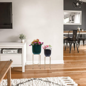 Planter with Metal Stand - Decozen