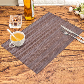 Set of four PVC placemats for dining table, durable and easy to clean, by brand 81810.