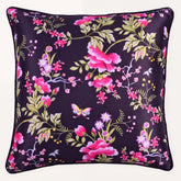 Floral printed throw pillow cover, 20x20 inches, decorative pillow case from CC-9702-A-4 with vibrant floral design.
