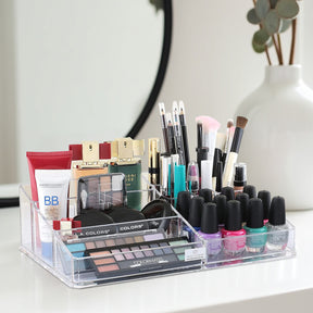 Clear Makeup and Jewelry Organizers - 21 Slots