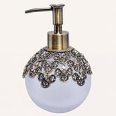 LB 24533 Colette Charm lotion dispenser, modern decorative bathroom accessory, handmade soap dispenser for stylish bathrooms.