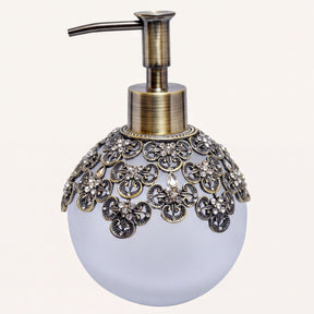 LB 24533 Colette Charm lotion dispenser, modern decorative bathroom accessory, handmade soap dispenser for stylish bathrooms.