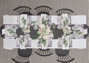Woven PVC placemats by TB08962 in gold and brown, set of 4 or 8, showcasing stylish, durable table protectors.