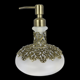Alouette Grace – Modern Decorative Bathroom Accessory Handmade Soap Dispenser, 12.5 oz - Decozen 