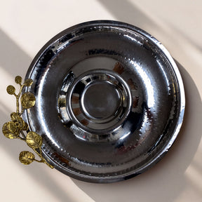 Chip and dip snack platter by 23202RLF, stylish kitchen décor with compartments for chips and dips, perfect for entertaining.
