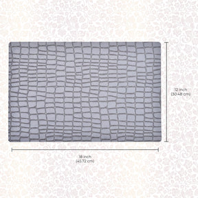 Set of 4 and 6 PVC placemats by 618EVA-7-18-4, featuring colorful, durable plastic table mats for dining and table protection.