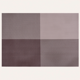 Set of four PVC Louvre placemats, heat-resistant table protectors for kitchen decor from brand 22240, with elegant design.