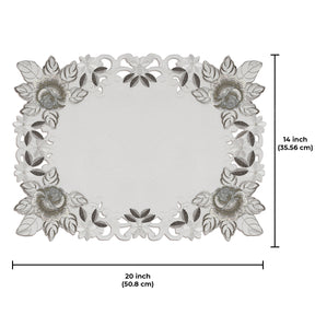 Placemats with European Embroidery - The Alois Collection - Decozen