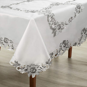 Table Toppers with European Embroidery - The Alois Collection - Decozen