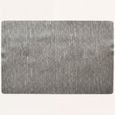 Set of 4 and 8 woven PVC placemats in gold and brown with a textured design, perfect for protecting tabletops.