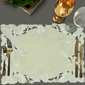 Placemats with European Embroidery - The Daulton Collection - Decozen