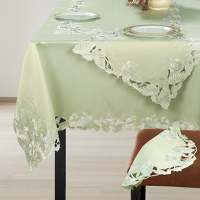 Table Toppers with European Embroidery - The Daulton Collection - Decozen