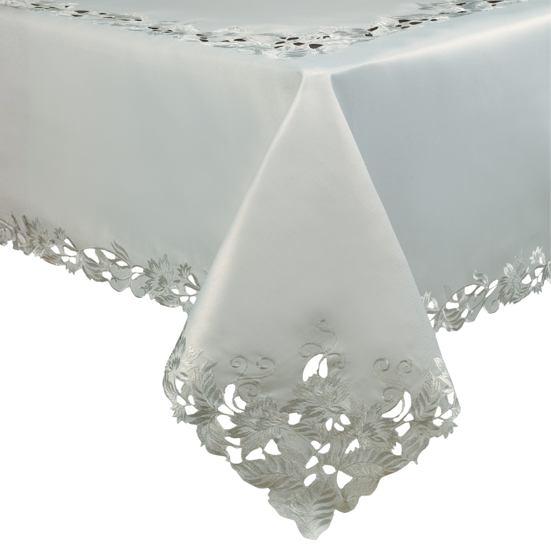 Table Toppers with European Embroidery - The Corda Collection - Decozen