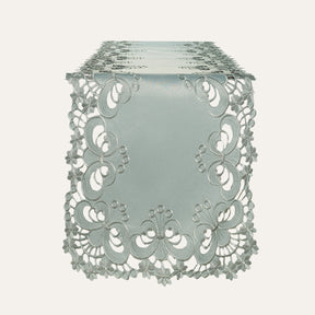 Table Runner with European Embroidery - The Creola Collection - Decozen
