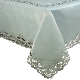 Table Toppers with European Embroidery - The Creola Collection - Decozen