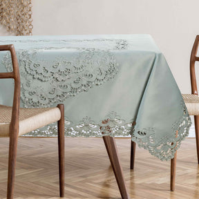 Table Toppers with European Embroidery - The Creola Collection - Decozen