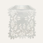 Table Runner with European Embroidery - The Deandra Collection - Decozen