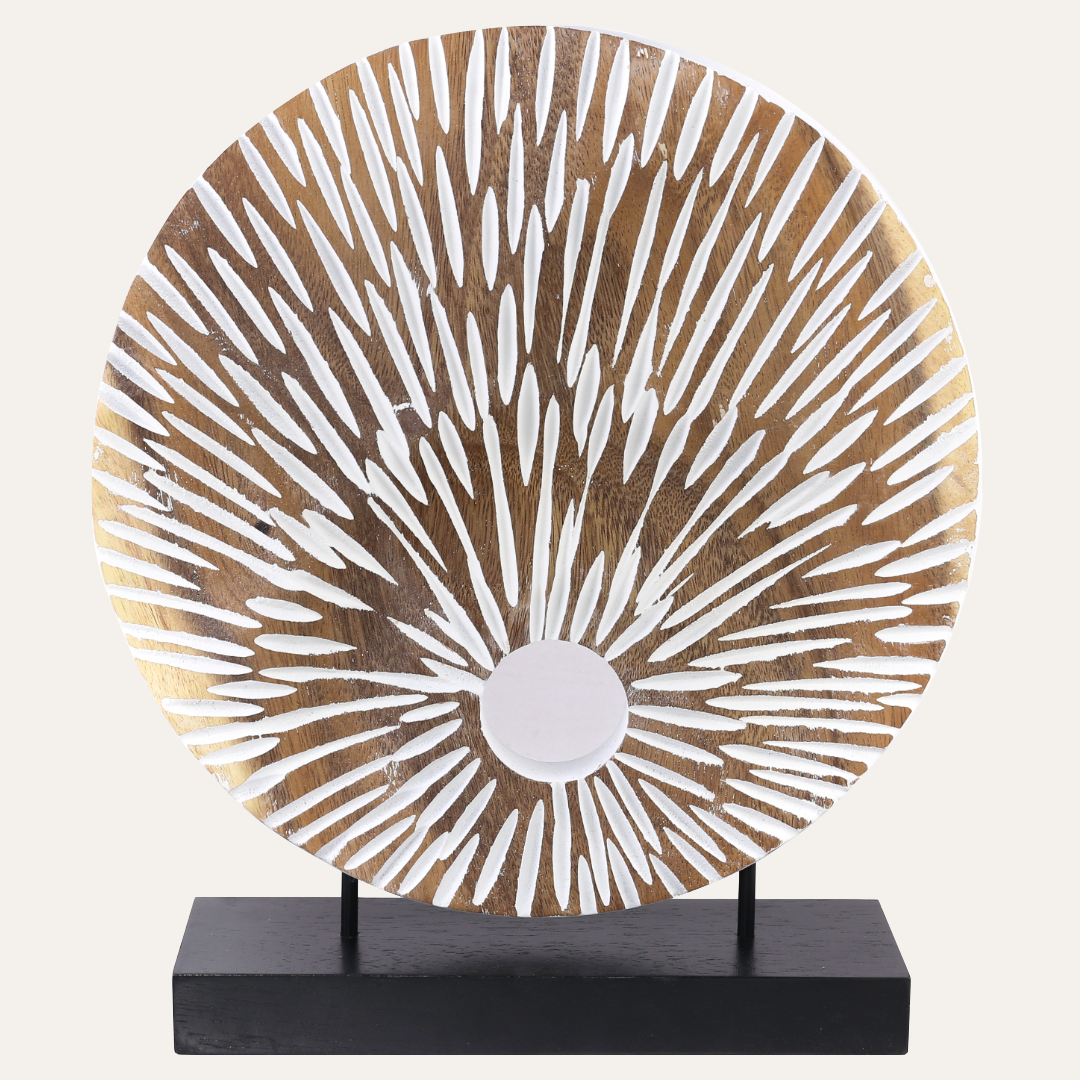 Artisan Spirit – Handmade Wooden Sculpture, Artistic Decorative Home Decor - Decozen