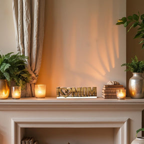 Forever Mom – Hand-Carved Wooden Sculpture, Handmade Mother’s Day Gift Art - Decozen