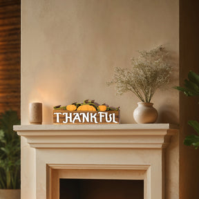 Grateful Heart – Hand-Carved Wooden Sculpture, Handmade Decorative Home Gift - Decozen