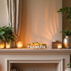 Grateful Heart – Hand-Carved Wooden Sculpture, Handmade Decorative Home Gift - Decozen