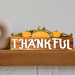 Grateful Heart – Hand-Carved Wooden Sculpture, Handmade Decorative Home Gift - Decozen
