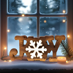 Pure Joy – Hand Carved Wooden Sculpture, Artistic Handmade Decorative Accent