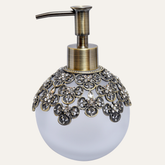 LB 24533 Colette Charm lotion dispenser, modern decorative bathroom accessory, handmade soap dispenser for stylish bathrooms.