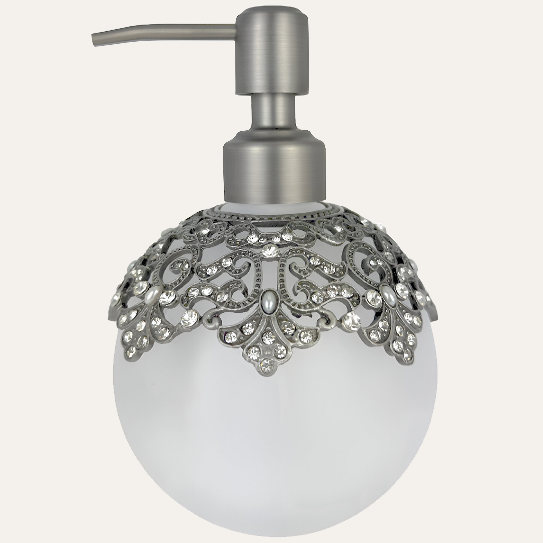 Isolde Essence modern decorative bathroom accessory LB24631 lotion dispenser, handmade 12 oz soap dispenser with elegant design