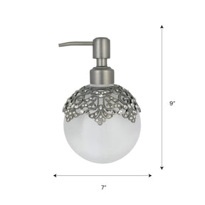 Isolde Essence – Modern Decorative Bathroom Accessory Handmade Soap Dispenser, 12 oz - Decozen