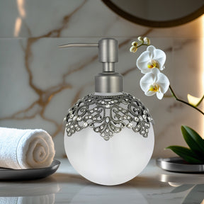 Isolde Essence – Modern Decorative Bathroom Accessory Handmade Soap Dispenser, 12 oz - Decozen