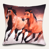 Horse Printed Design Throw Pillow Covers - Decozen