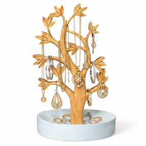 Wood Jewelry Tree – Solid Wood Organizer & Handcrafted Jewelry Hanging Stand