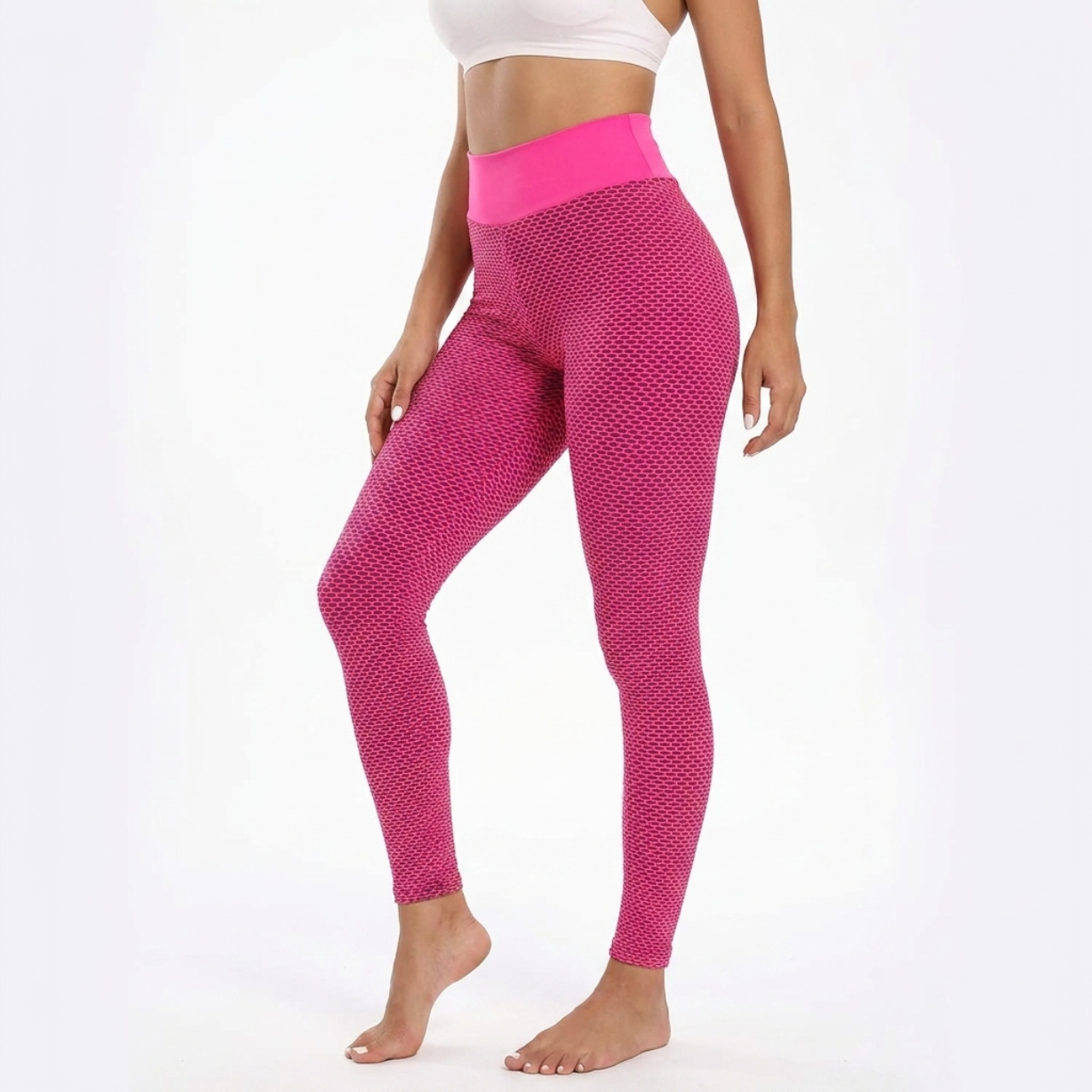 Yogazen Women's High-Waist Capri Leggings – Tummy-Control Yoga Pants