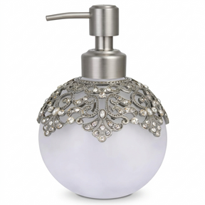 Isolde Essence LB24631 modern decorative bathroom soap dispenser, 12 oz lotion dispenser with handcrafted design