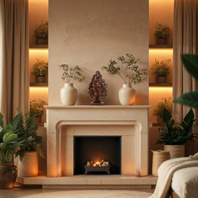 Mccaullie Tree of Life Wooden Sculpture – Handmade Art | Decozen Luxe - Decozen