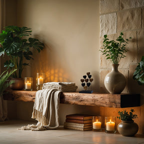 Herewardus Hearts – Handmade Wooden Sculpture, Romantic Home Decor - Decozen