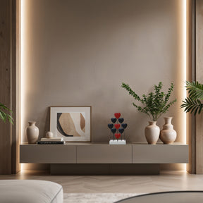 Liberty Hearts – USA Flag Wooden Sculpture, Handmade Patriotic Decor - Decozen