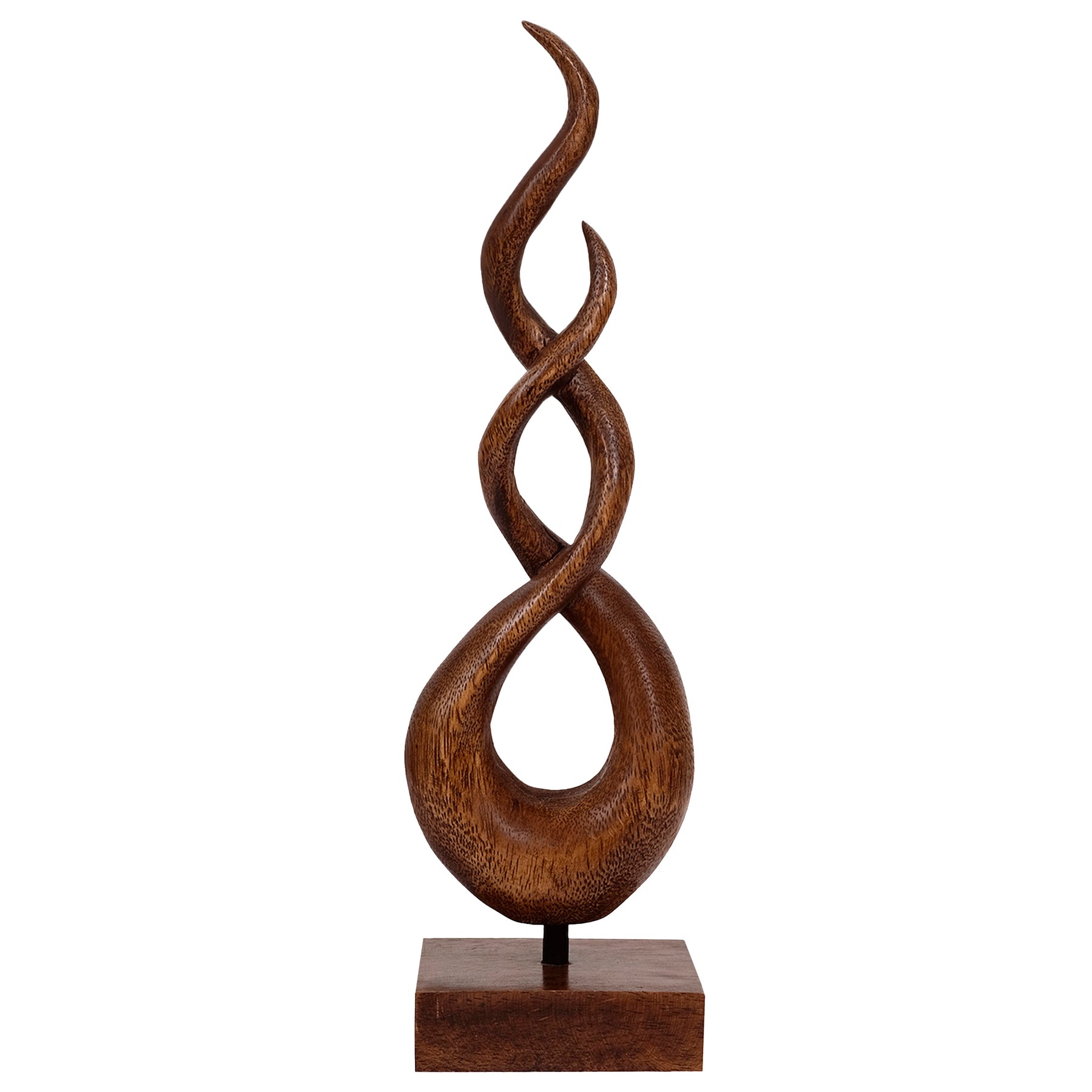 Intertwined Handmade Wooden Sculpture - Decozen